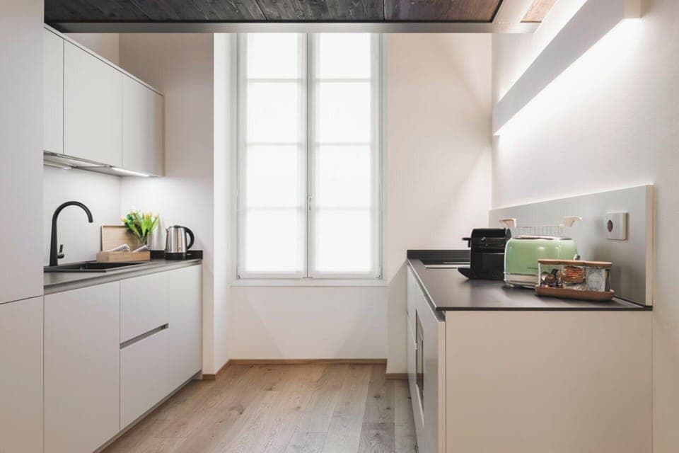 Kitchen, Living Room