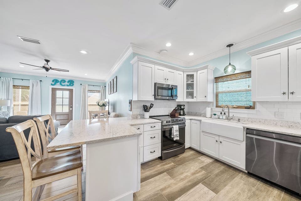 Fully equipped kitchen