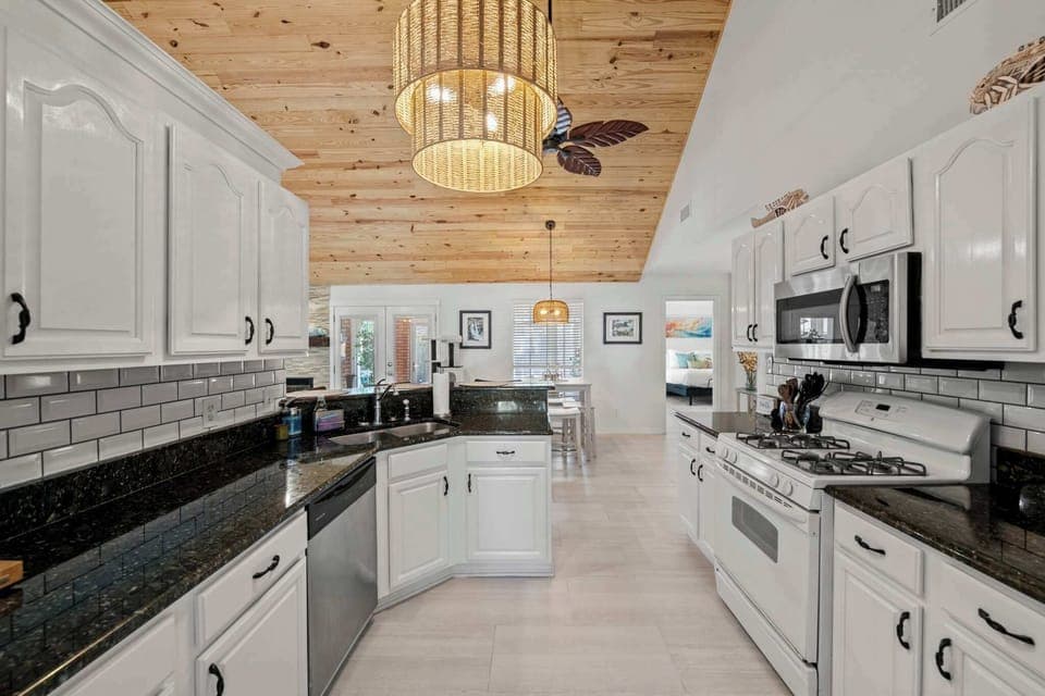 Step into our kitchen - plenty of space to prep, cook, and gather!