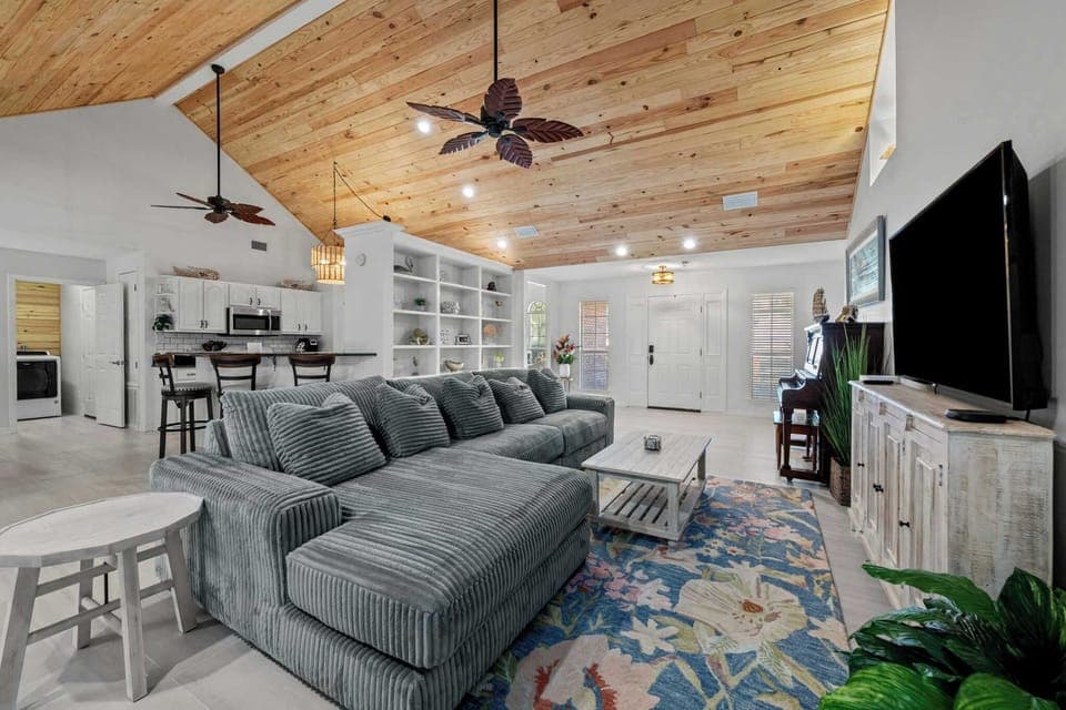 Sink into the ultra-cozy oversized plush sectional (naps are practically guaranteed!)