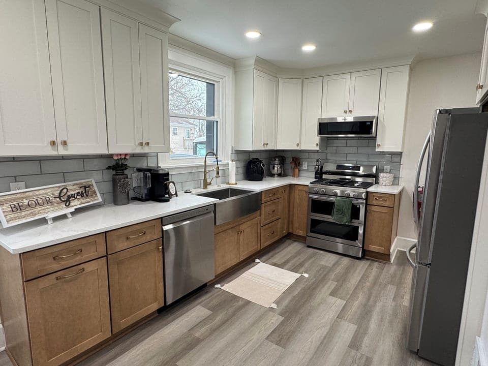 Your fully equipped kitchen invites you to create memorable meals with modern appliances, ample counter space, and thoughtful touches.