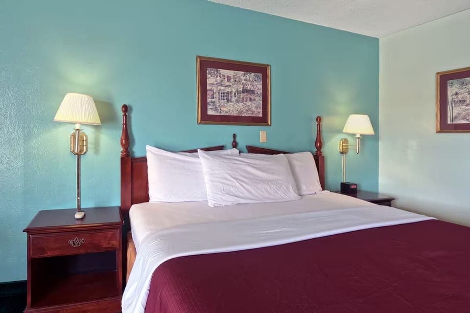 Bedroom. Interior and views may vary based on location and availability