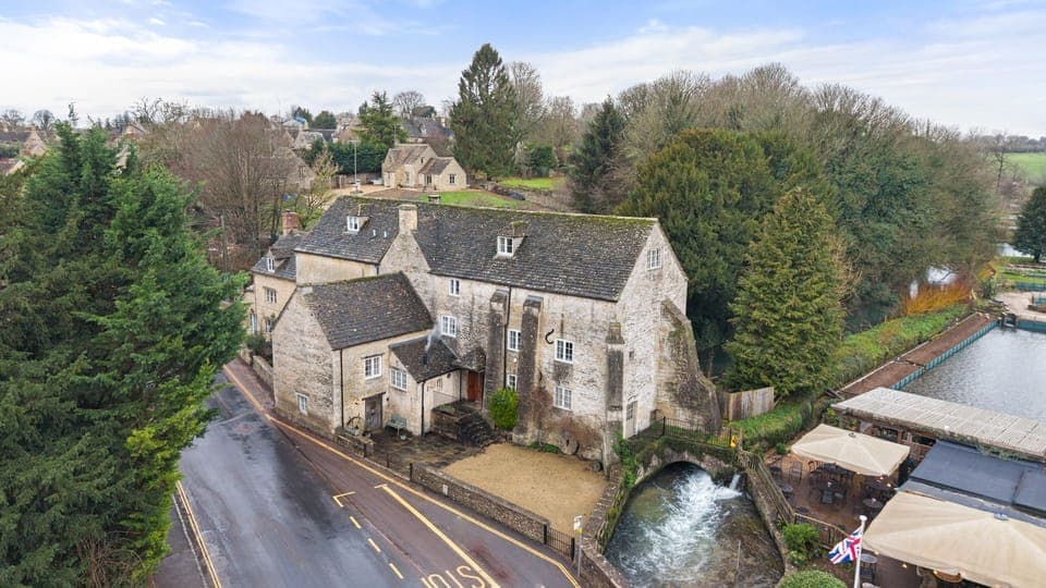 Once used to mill corn and process wool, the house today embraces this history.