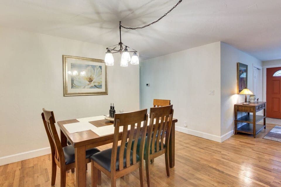 Dining Area | Natural Light, Sliding Glass Doors & Cozy Gathering Space