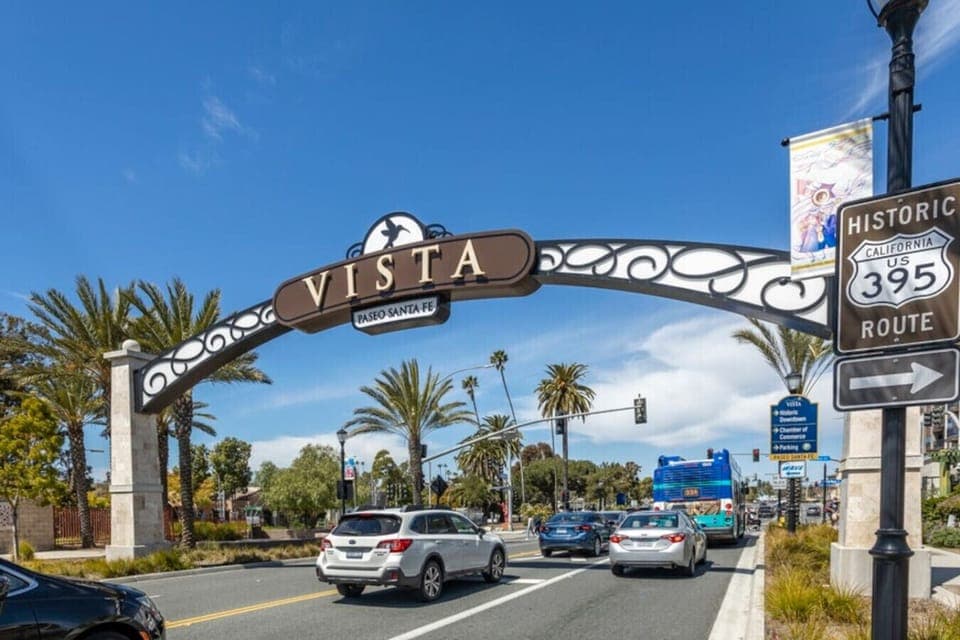 Passing through the gateway to Vista—your next favorite destination.