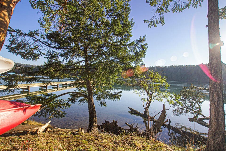 Stairs to bay (high tide is shown here)
**Kayaks are not for guest use**
**NO Dock Access**