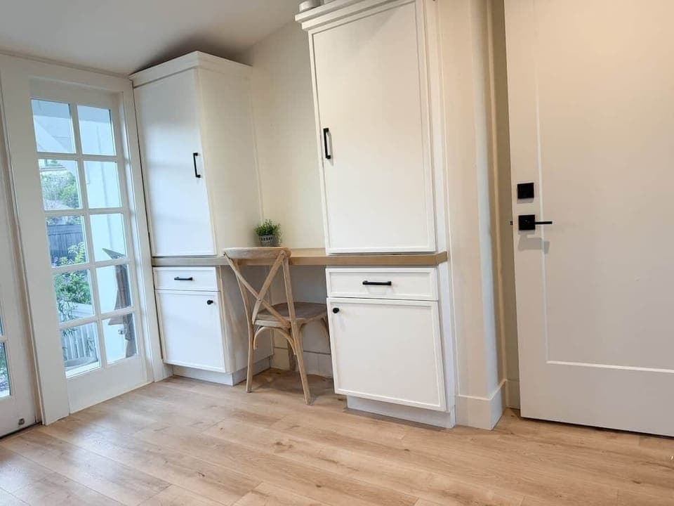 With a water and ice dispenser