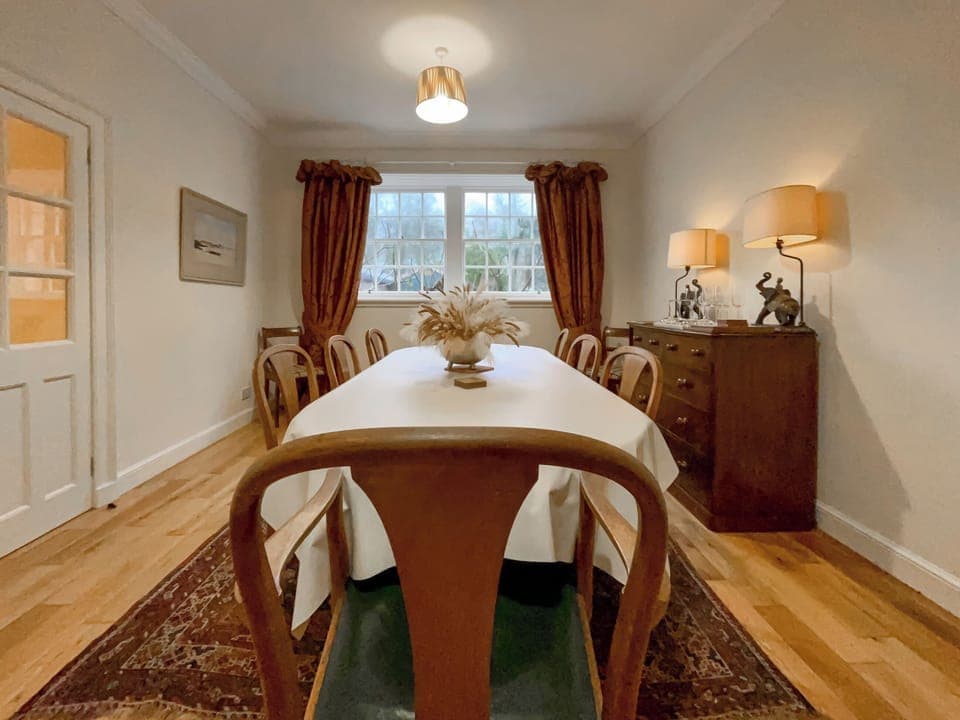 Dining Area | Grieves Cottage - The Garden Holidays, Cupar