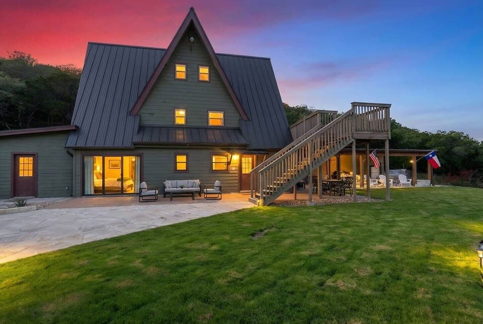 Beautiful multi-level home with spacious decks and scenic views.