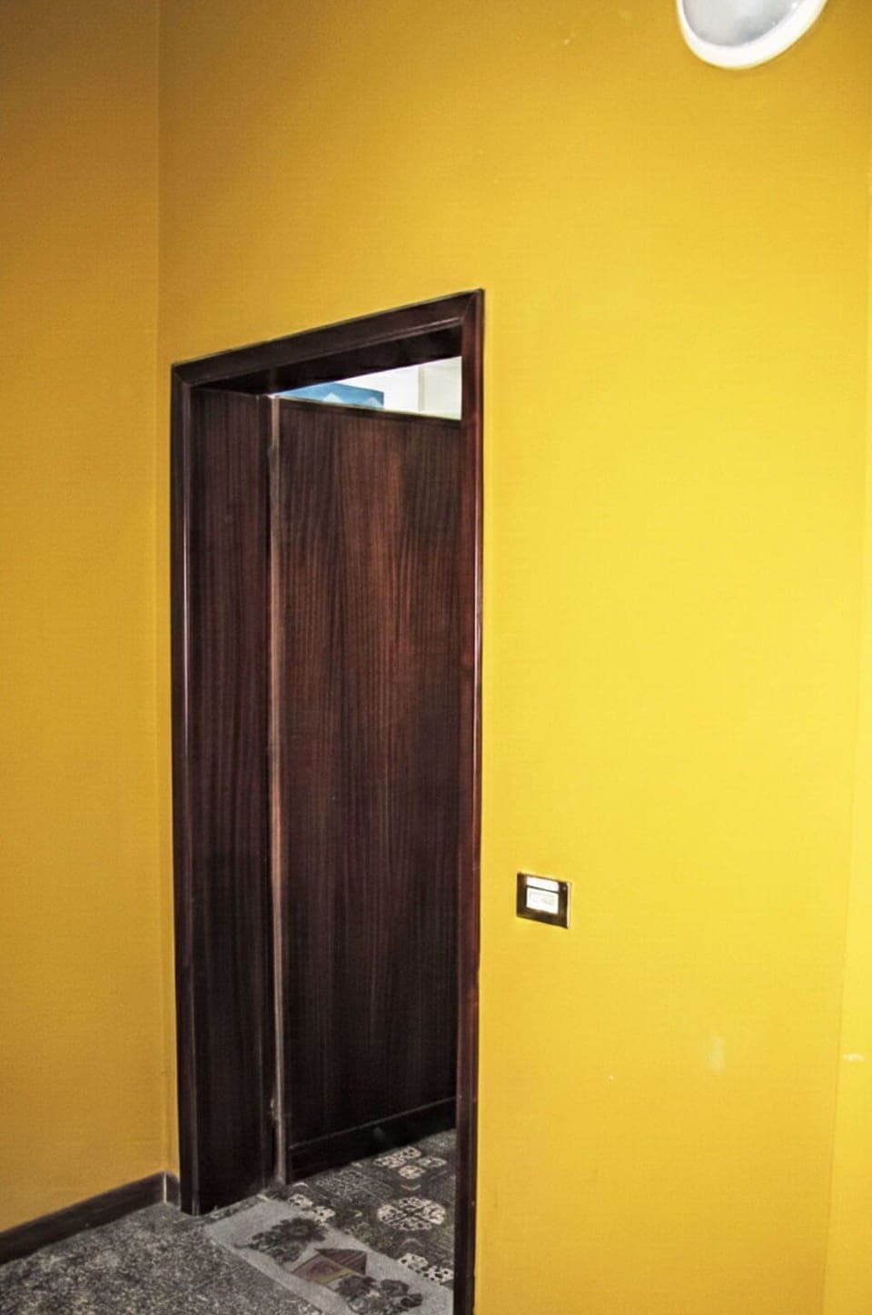 Wall, Yellow, Wood, Flooring, Floor, Door, Brown, Orange, Home Door, Wood Stain
