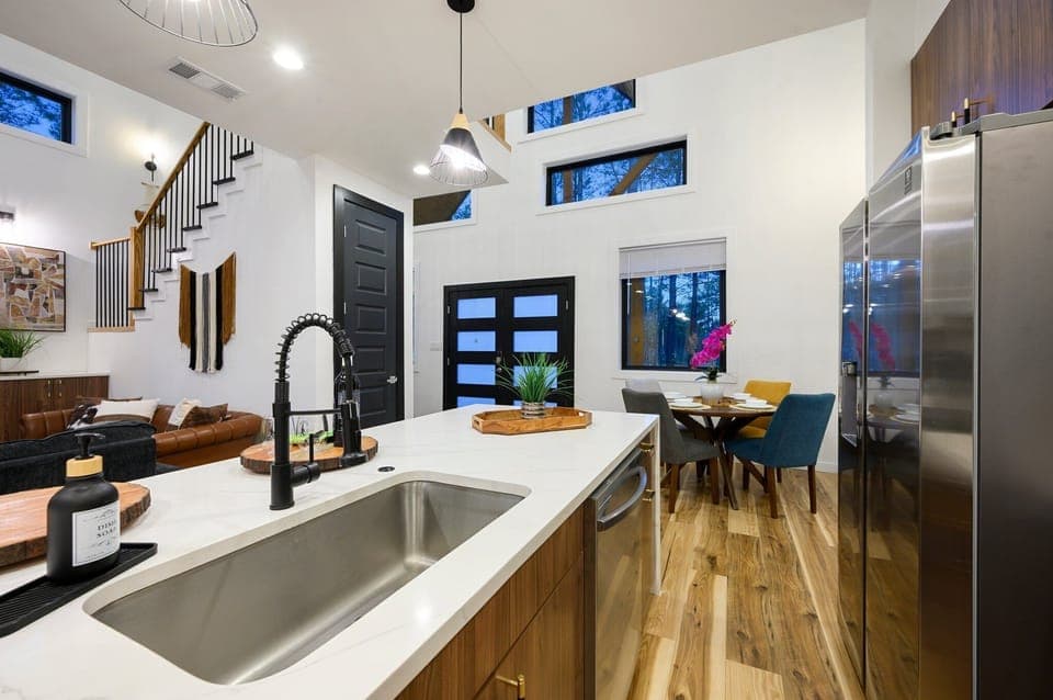 The heart of the kitchen—perfect for morning coffee, easy meals, and gathering together.