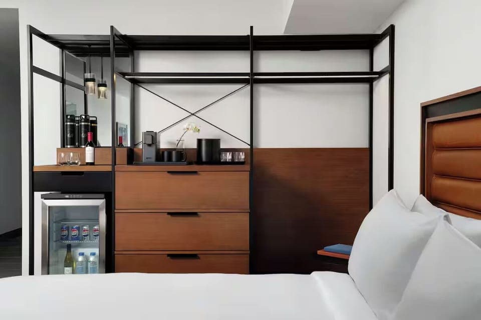 Refresh anytime with in-room minibar and easy coffee setup.