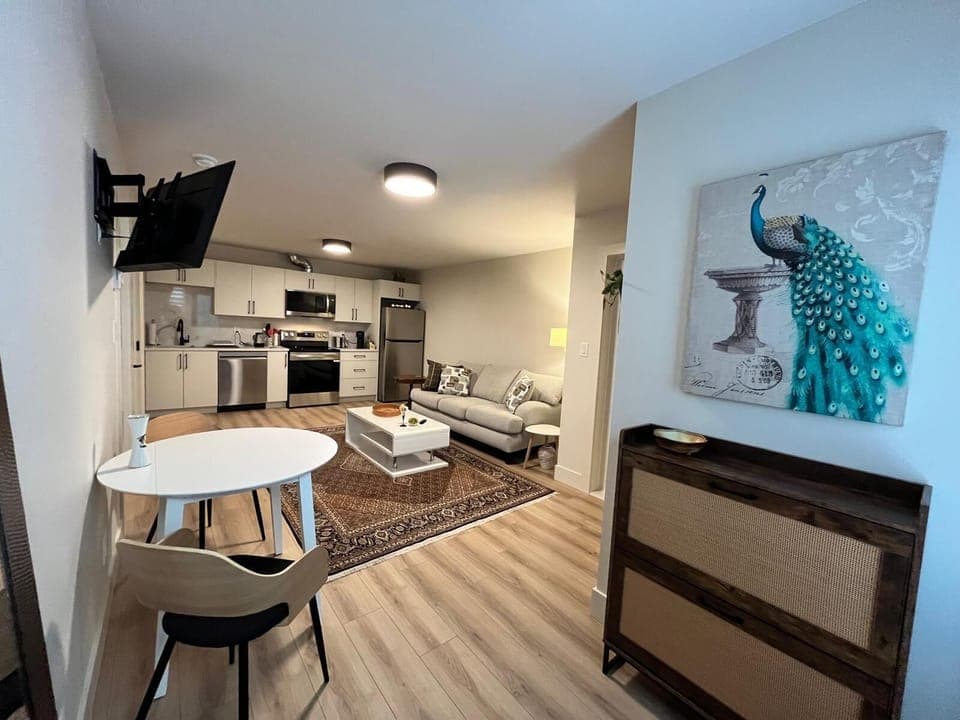 Dining Area and Living Room 