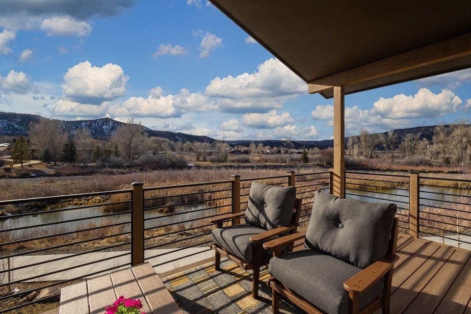 Gorgeous views on the balcony