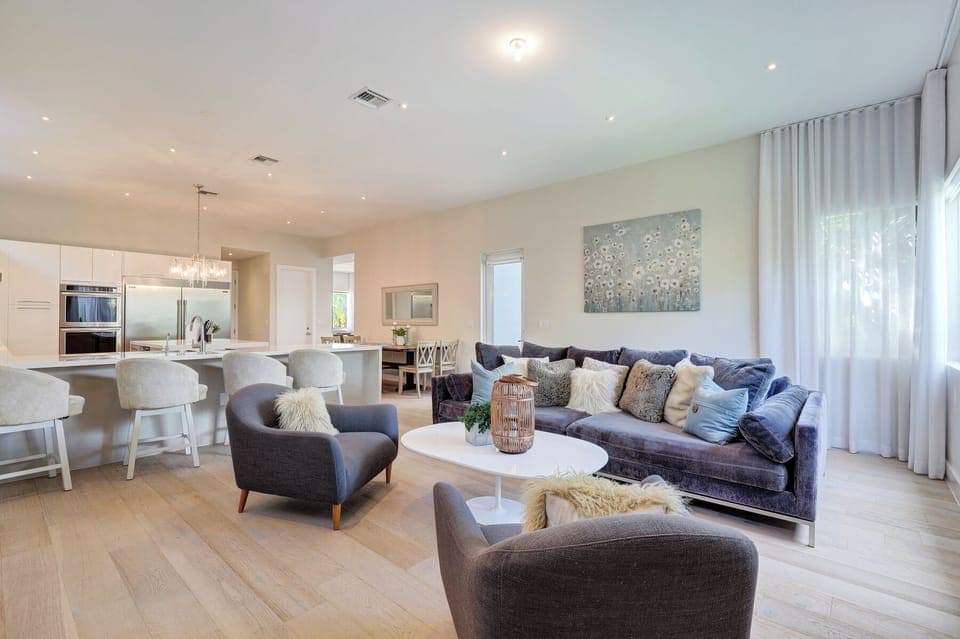 Comfortable living area for family and friends to gather.