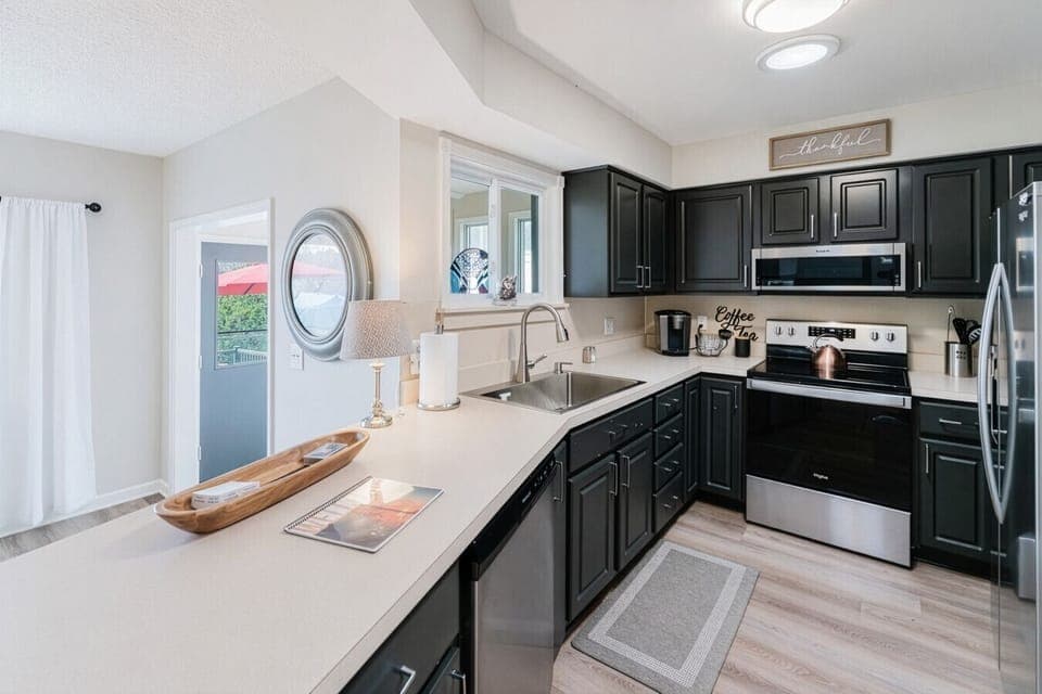Kitchen | Stainless Appliances & Modern Cabinetry