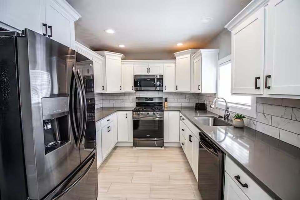 Kitchen from stools