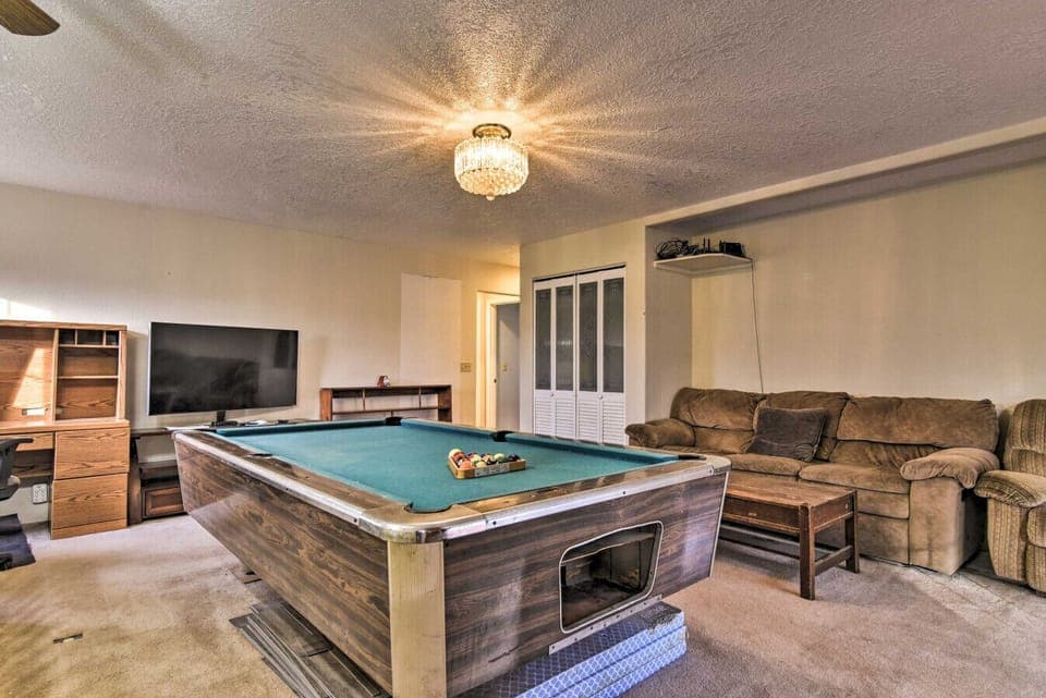 Game Room | Billiards Setup | Seating Area & Media Zone