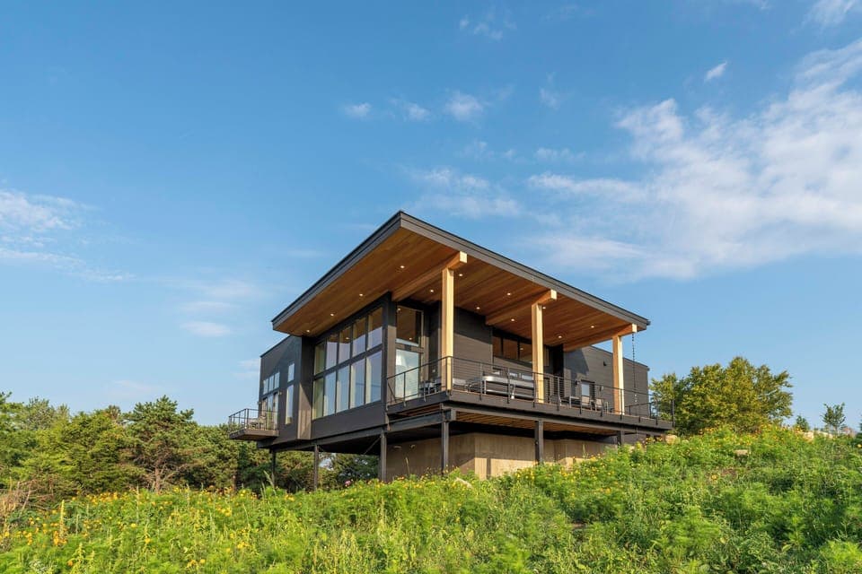 The home is an architectural masterpiece