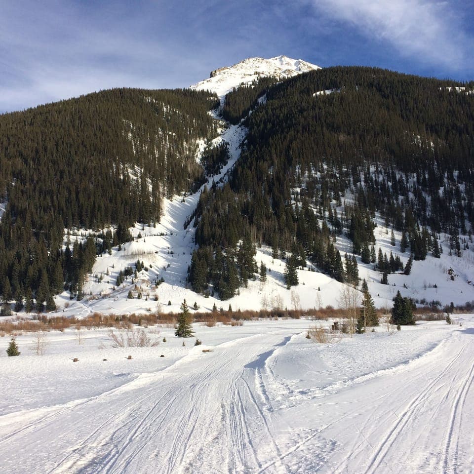 Kendall Mt: view directly across the the street from home