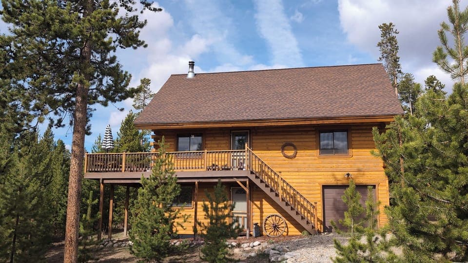 Front of the cabin