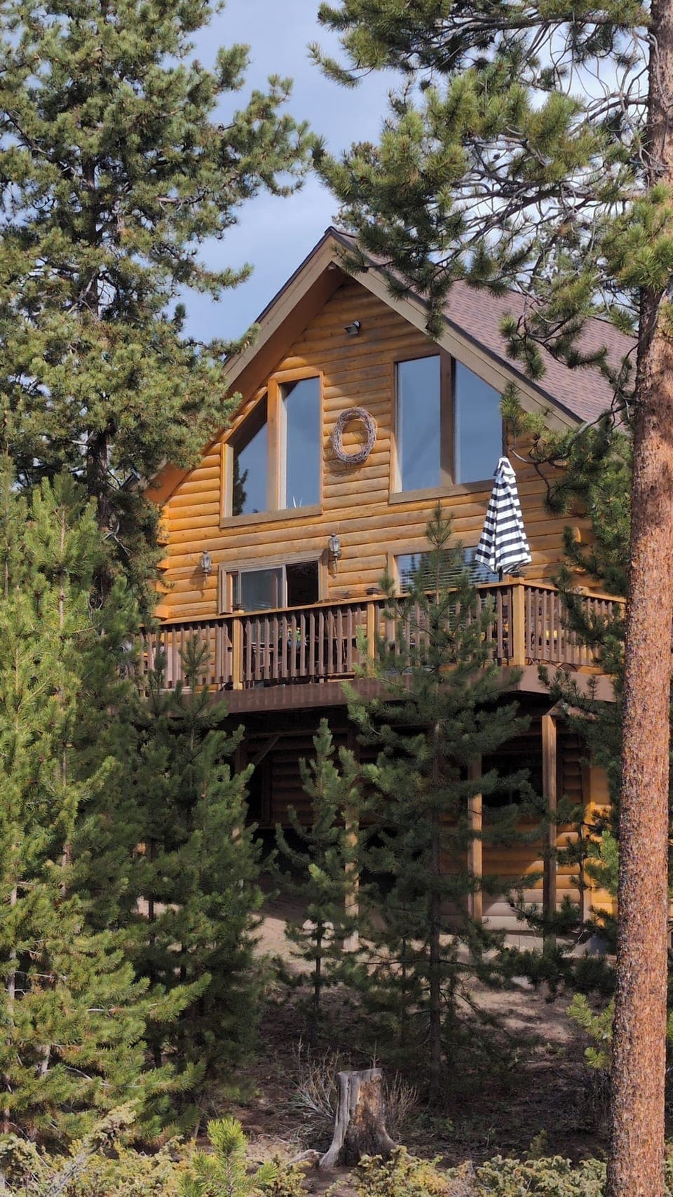 View of the deck