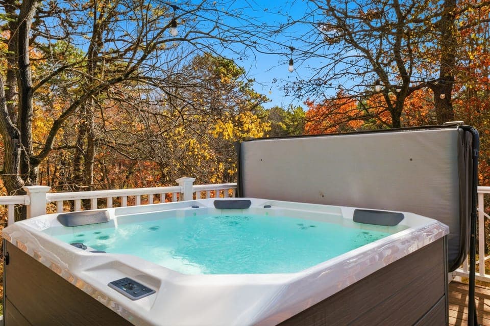 Year-round comfort with nature views all around.