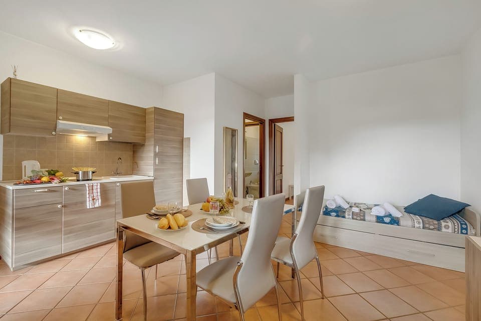 Kitchen and dining area