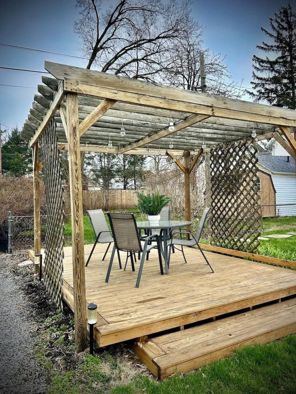 Shared sun deck for evening summer nights 