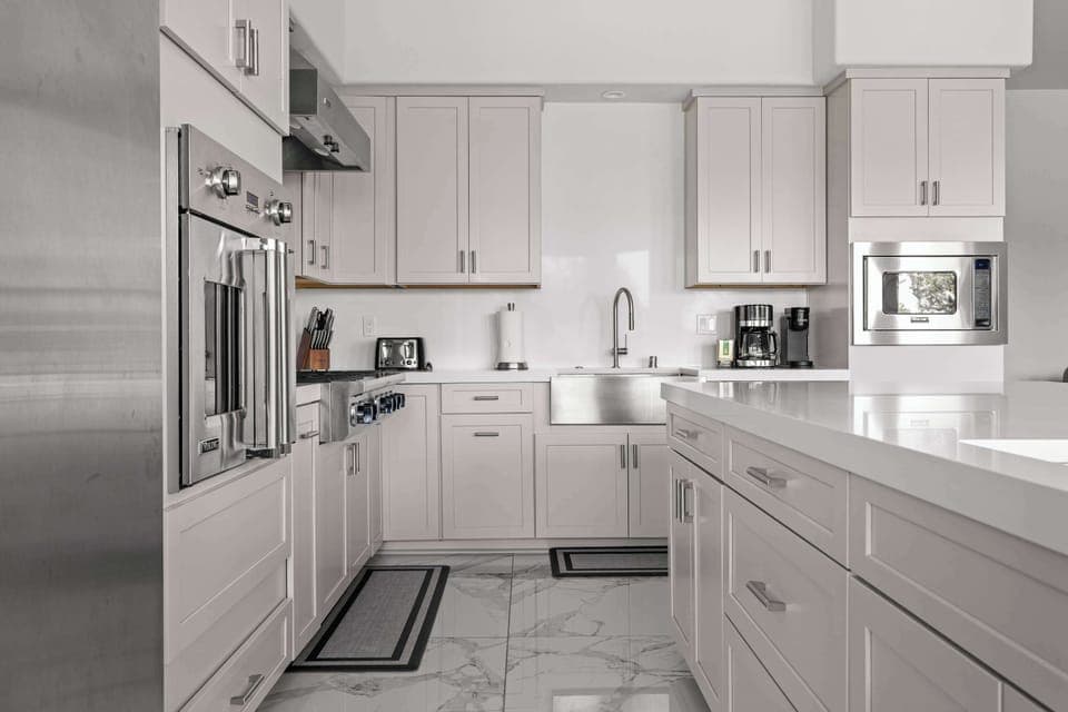Abundant counter space and premium appliances for the inspired home cook.
