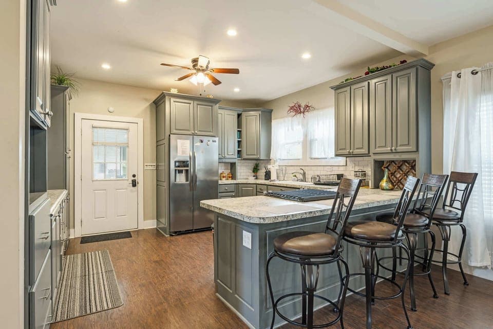 Fully Equipped Kitchen | Gather, Prep, and Enjoy Casual Meals at the Breakfast Bar