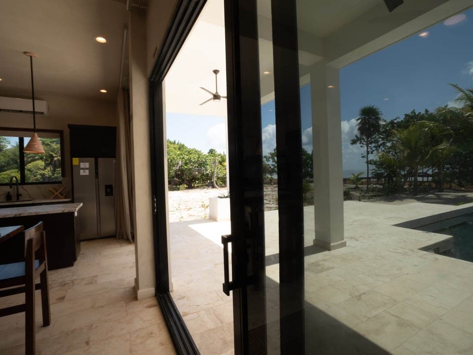NV glass doors open