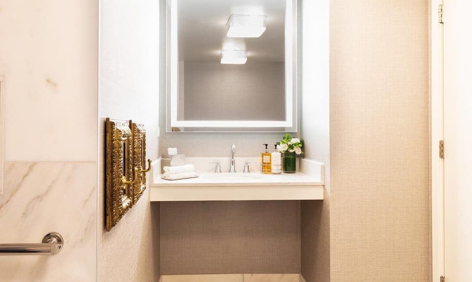 Bathroom. Interior and views may vary based on location and availability.