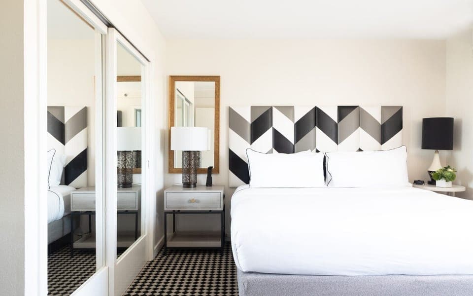 Bedroom. Interior and views may vary based on location and availability.