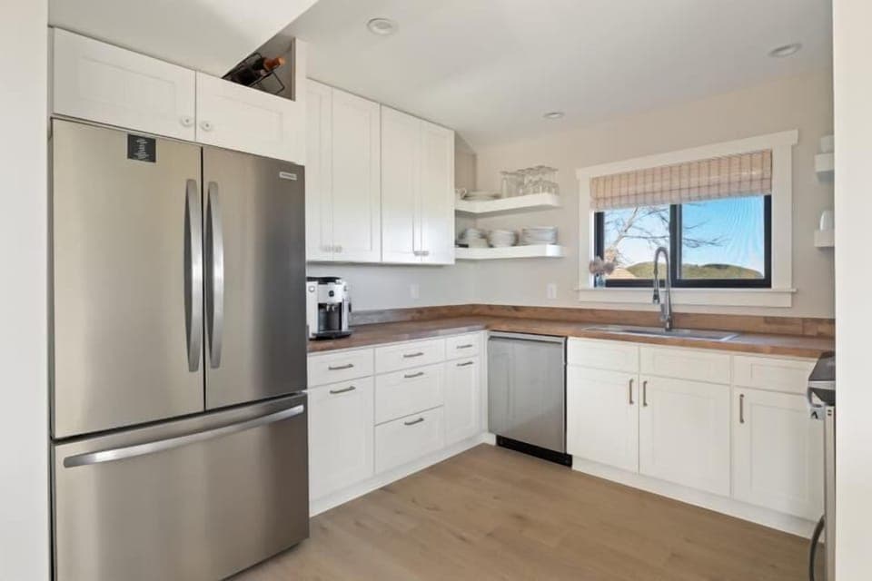 The kitchen has been fully renovated