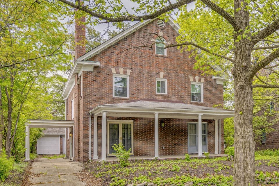 Property Exterior | Private Yard w/ Patio | Grill & Fire Pit