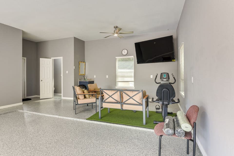 Converted Rec Room | Exercise Bike | Half Bath