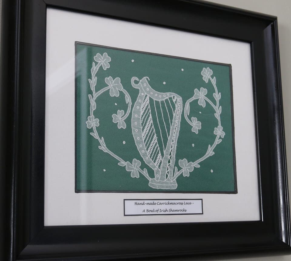 Handmade Carrickmacross Lace