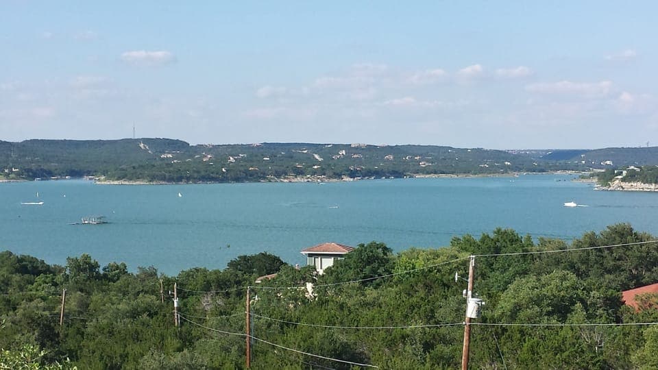 Panoramic Lake Travis views from all areas of the property! 