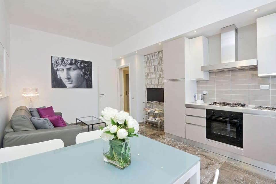 giove living room with a little kitchinette