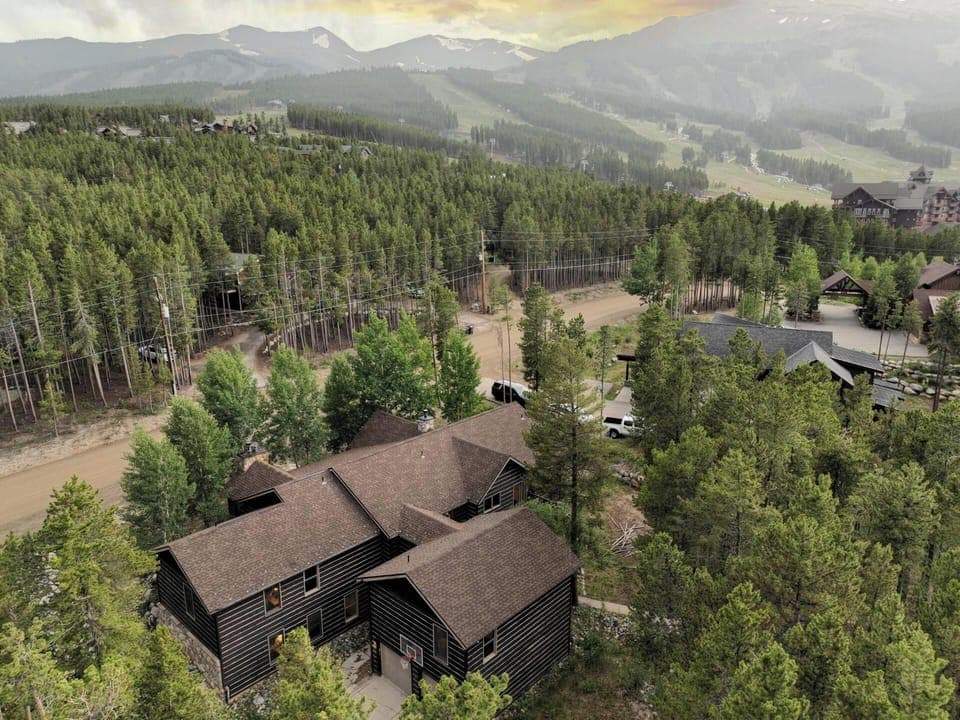 Close to Peak 8! - Located only .25 miles walking distance from the base of Peak 8 (can be seen on the upper right side).