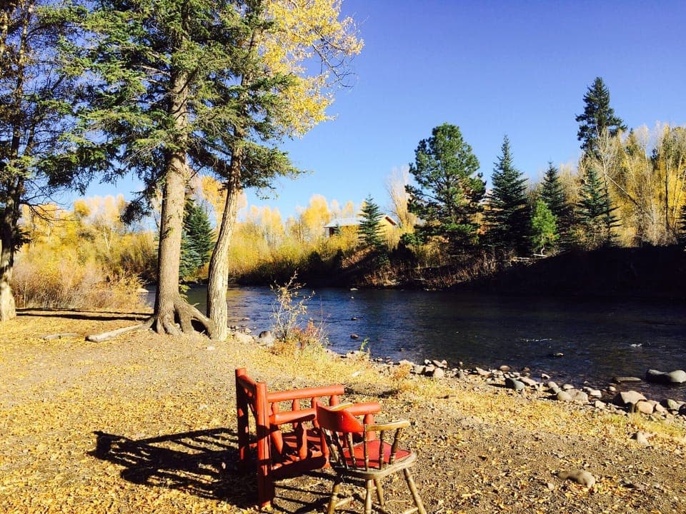 Relax by the river.