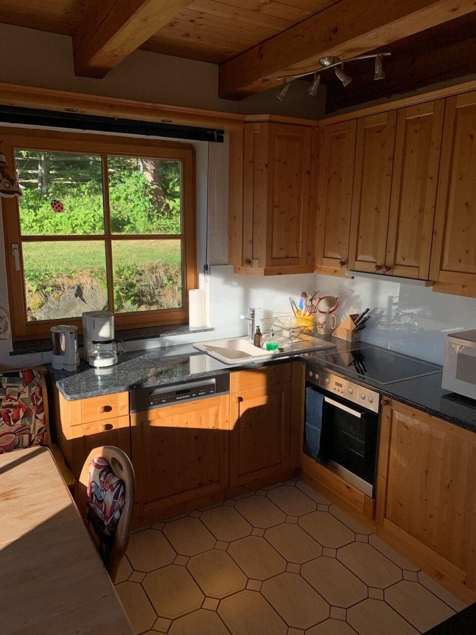 ... or with the Miele hob.  Kitchen refurbished with Miele oven and dishwasher