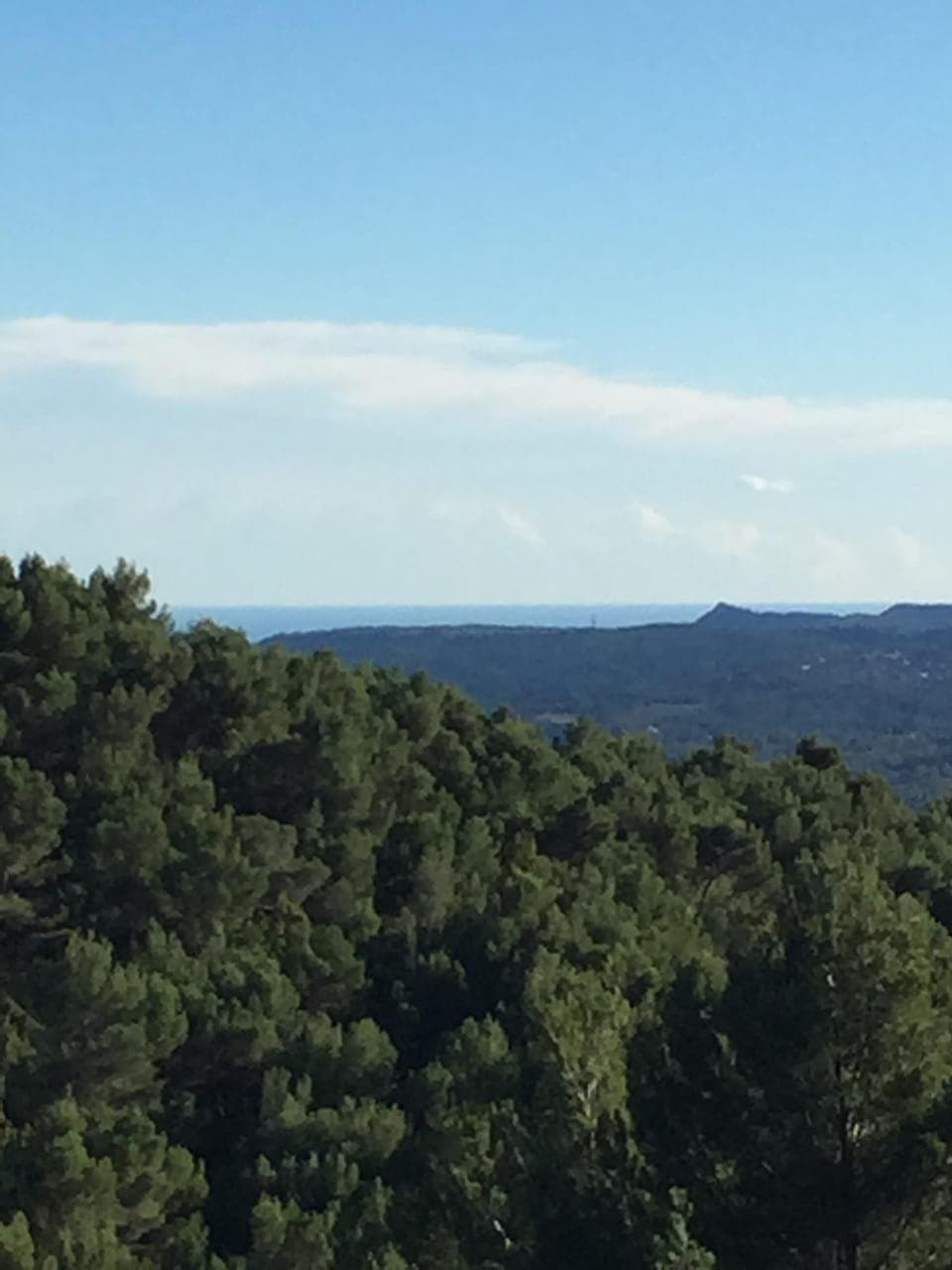 Sea view from the terrace