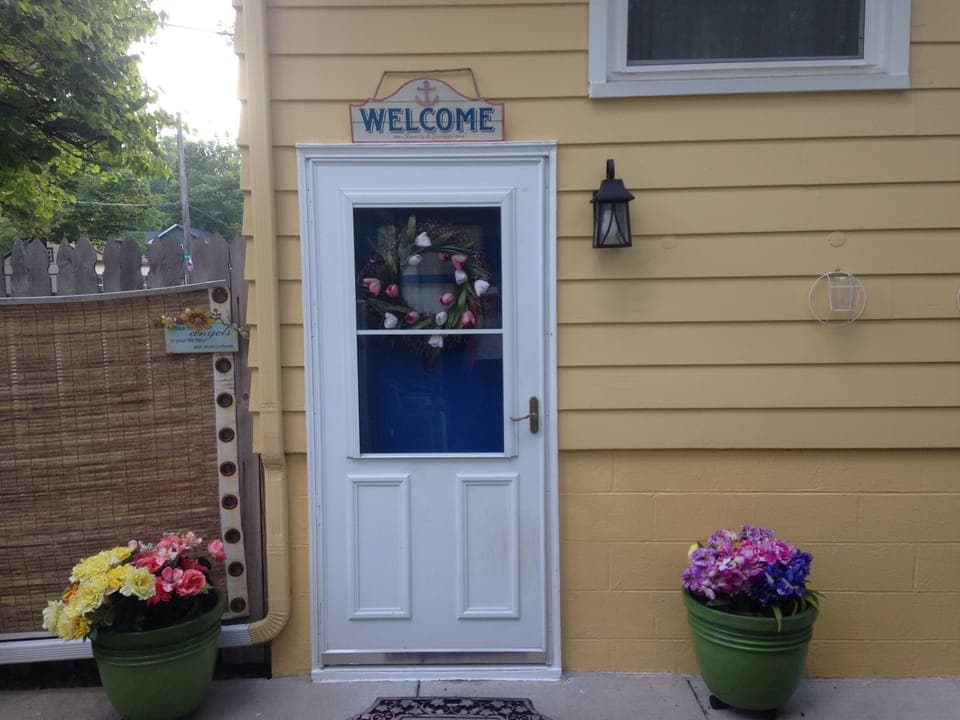 Patio entrance door