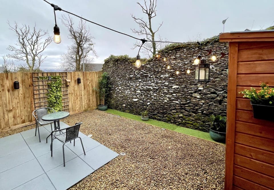 Private back yard 