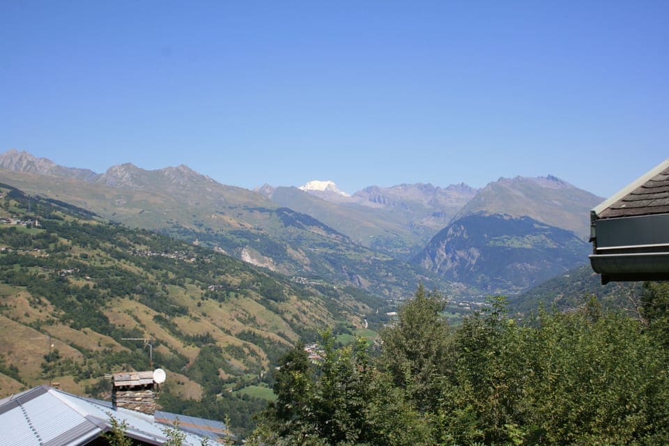 View of the Mont Blanc in summer