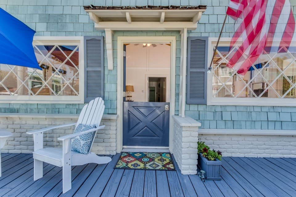 Front Double Dutch Door and patio