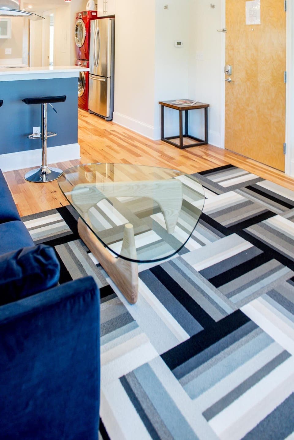 A sunlit living space with funky vibes and all the comfort you need to unwind in the heart of Asheville.