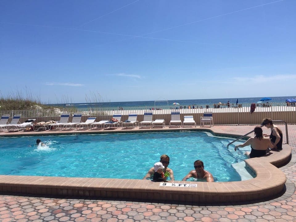 Heated pool